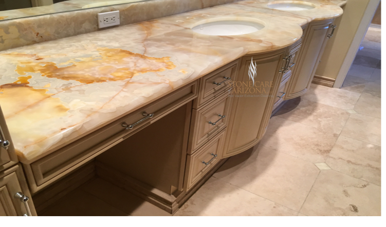 Onyx Countertop Cleaning And Sealing Part 2